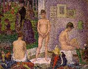Georges Seurat The Models, Spain oil painting artist